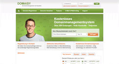 Desktop Screenshot of domaisy.de